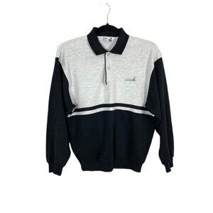 Copa Sportswear Sweater Medium Unisex Black White Retro Vintage‎